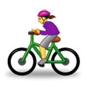 Émoji 🚴‍♀️ Cycliste Femme sur Samsung One UI 3.1.1.