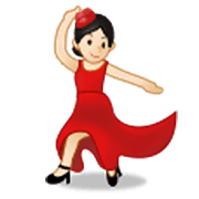 💃🏻 Emoji Mulher Dançando: Pele Clara na Samsung One UI 3.1.1.