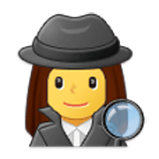 Emoji 🕵️‍♀️ Investigatrice su Samsung One UI 3.1.1.