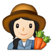 👩🏻‍🌾 Emoji Fazendeira: Pele Clara na Samsung One UI 3.1.1.
