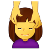 Emoji 💆‍♀️ Donna Che Riceve Un Massaggio su Samsung One UI 3.1.1.