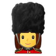 Emoji 💂‍♀️ Guardia Donna su Samsung One UI 3.1.1.