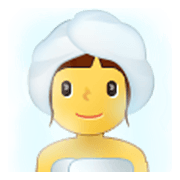 🧖‍♀️ Emoji Mulher Na Sauna na Samsung One UI 3.1.1.