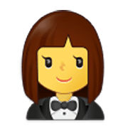 Emoji 🤵‍♀️ Donna In Smoking su Samsung One UI 3.1.1.