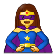Emoji 🦸‍♀️ Supereroina su Samsung One UI 3.1.1.