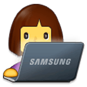 Émoji 👩‍💻 Informaticienne sur Samsung One UI 3.1.1.