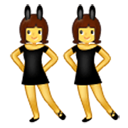 Emoji 👯‍♀️ Donne Con Orecchie Da Coniglio su Samsung One UI 3.1.1.