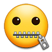 Emoji 🤐 Faccina Con Bocca Con Cerniera su Samsung One UI 3.1.1.