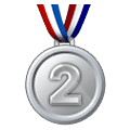 Émoji 🥈 Médaille D’argent sur Samsung One UI 4.0 January 2022.