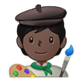 🧑🏿‍🎨 Emoji Artista: Pele Escura na Samsung One UI 4.0 January 2022.