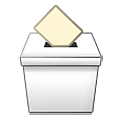 ☐ Emoji Urna eleitoral na Samsung One UI 4.0 January 2022.