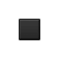 ▪️ Emoji Cuadrado Negro Pequeño en Samsung One UI 4.0 January 2022.