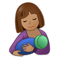 🤱🏽 Emoji Lactancia Materna: Tono De Piel Medio en Samsung One UI 4.0 January 2022.