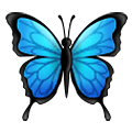 Émoji 🦋 Papillon sur Samsung One UI 4.0 January 2022.