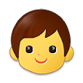 Émoji 🧒 Enfant sur Samsung One UI 4.0 January 2022.