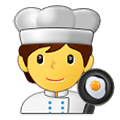 Émoji 🧑‍🍳 Cuisinier (tous Genres) sur Samsung One UI 4.0 January 2022.