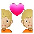💑🏼 Emoji Pareja Enamorada, Tono De Piel Claro Medio en Samsung One UI 4.0 January 2022.