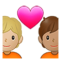 Émoji 🧑🏼‍❤️‍🧑🏽 Couple Avec Cœur: Personne, Personne, Peau Moyennement Claire, Peau Légèrement Mate sur Samsung One UI 4.0 January 2022.