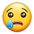 Emoji 😢 Faccina Che Piange su Samsung One UI 4.0 January 2022.
