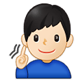 🧏🏻‍♂️ Emoji Hombre Sordo: Tono De Piel Claro en Samsung One UI 4.0 January 2022.