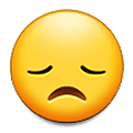 Emoji 😞 Faccina Delusa su Samsung One UI 4.0 January 2022.