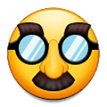 Emoji 🥸 Faccina Travestita su Samsung One UI 4.0 January 2022.