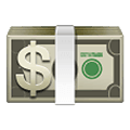 💵 Emoji Dollar-Banknote Samsung One UI 4.0 January 2022.