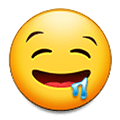 🤤 Emoji Cara Babeando en Samsung One UI 4.0 January 2022.