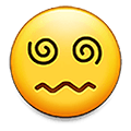 😵‍💫 Emoji Gesicht Mit Spiralförmigen Augen Samsung One UI 4.0 January 2022.