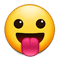 😛 Emoji Gesicht mit herausgestreckter Zunge Samsung One UI 4.0 January 2022.
