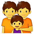 Emoji 👪 Famiglia su Samsung One UI 4.0 January 2022.