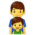 👨‍👦 Emoji Família: Homem E Menino na Samsung One UI 4.0 January 2022.