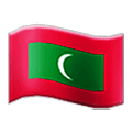 Émoji 🇲🇻 Drapeau : Maldives sur Samsung One UI 4.0 January 2022.