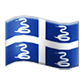 🇲🇶 Emoji Bandera: Martinica en Samsung One UI 4.0 January 2022.
