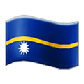Emoji 🇳🇷 Bandiera: Nauru su Samsung One UI 4.0 January 2022.
