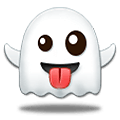 Emoji 👻 Fantasma su Samsung One UI 4.0 January 2022.