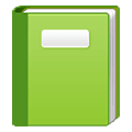 Emoji 📗 Libro Verde su Samsung One UI 4.0 January 2022.