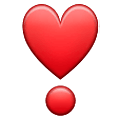 Emoji ❣️ Punto Esclamativo A Cuore su Samsung One UI 4.0 January 2022.