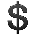 Emoji 💲 Dollaro su Samsung One UI 4.0 January 2022.