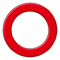 ⭕ Emoji Círculo Rojo Hueco en Samsung One UI 4.0 January 2022.