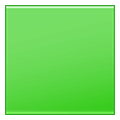 Emoji 🟩 Quadrato Verde su Samsung One UI 4.0 January 2022.
