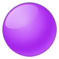 Émoji 🟣 Disque Violet sur Samsung One UI 4.0 January 2022.