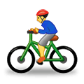 Emoji 🚴‍♂️ Ciclista Uomo su Samsung One UI 4.0 January 2022.