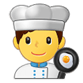 Émoji 👨‍🍳 Cuisinier sur Samsung One UI 4.0 January 2022.