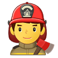 👨‍🚒 Emoji Feuerwehrmann Samsung One UI 4.0 January 2022.