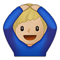 🙆🏼‍♂️ Emoji Hombre Haciendo El Gesto De «de Acuerdo»: Tono De Piel Claro Medio en Samsung One UI 4.0 January 2022.