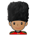Emoji 💂🏽‍♂️ Guardia Uomo: Carnagione Olivastra su Samsung One UI 4.0 January 2022.