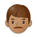Emoji 👨🏽 Uomo: Carnagione Olivastra su Samsung One UI 4.0 January 2022.