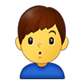 🙎‍♂️ Emoji Homem Fazendo Bico na Samsung One UI 4.0 January 2022.