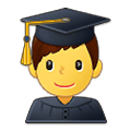 👨‍🎓 Emoji Estudiante Hombre en Samsung One UI 4.0 January 2022.